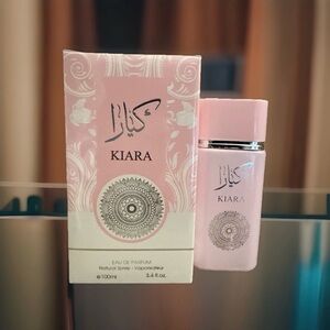 Kiara Pink Floral Perfume Bottle & Box